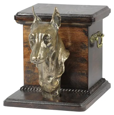Image de Kleinspitz - Urne funéraire pour chien avec statuette, une urne élégante pour chien, une urne exceptionnelle avec un buste de chien de la marque Art-Dog.