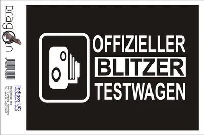 Produktbild von Aufkleber / Autoaufkleber - JDM / Die cut / Auto / OEM - Offizieller  Testwagen - 210x100mm gold - Heckscheibe / Heckscheibenaufkleber