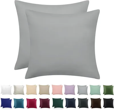 Produktbild von Kissenbezug, 80 x 80 cm, 2er-Pack.Kissenbezug, Set aus 2 Kissenbezügen, 100% Mikrofaser, 80 x 80 cm.Kissenbezug (80 x 80 cm)