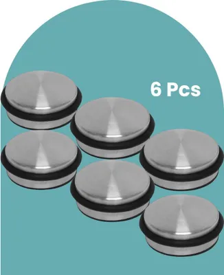 Produktbild von Nordix Türstopper 6 Stück Türpuffer Türpuffer Edelstahl 10,5 cm Innenbereich