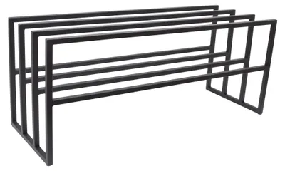 Produktbild von LOFT42 James Schuhregal – Metall – Schwarz – 82 x 30 x 35