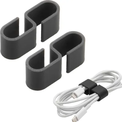 Produktbild von 2x Kabelclip Kabelhalter Kabelklemme Kabel Organizer Clip Halterung Befestigung