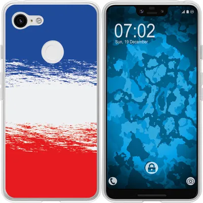 Produktbild von PhoneNatic Case kompatibel mit Google Pixel 3 XL Silikon-Hülle WM France M5