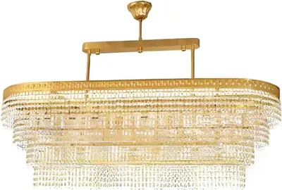 Produktbild von Deckenleuchter Luxus Kronleuchter Deckenlampe Lüster Kristall Esszimmer Tisch