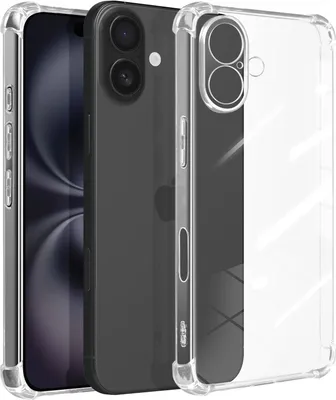 Produktbild von Mayaxess, Schutzhülle für Apple iPhone 16 Plus Verstärkte Ecken, Transparent