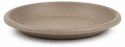 Obrázok produktu pre Podšálok pod kvetináč Mira Taupe Ø 14 cm - mrazuvzdorný a odolný voči UV žiareniu, productTiles.product.images.aiGenerated