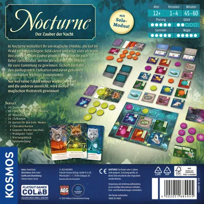 Obrázek produktu pro KOSMOS Nocturne The Magic of the Night, strategická hra, desková hra, od 12 let, 684945