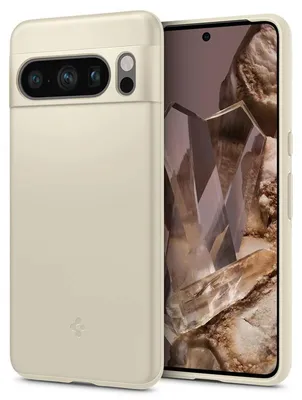 Obrázok produktu pre Spigen Thin Fit, Ochranný obal, Google, Google Pixel 8 Pro, 17 cm (6.7"), Béžová