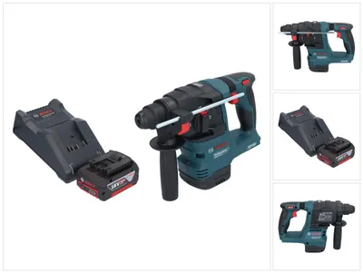 Immagine prodotto di Bosch GBH 18V-22 Trapano a percussione professionale a batteria 18 V 1,9 J SDS Plus Brushless + 1x batteria ricaricabile 4,0 Ah + caricabatterie