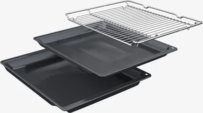 Bosch Einbau-Backofen Schwarz HBG7341B1