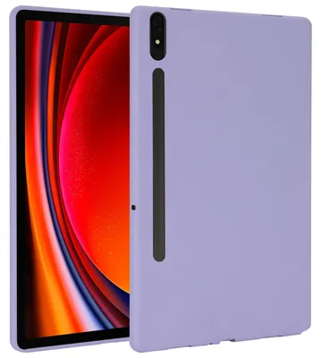 Productafbeelding van Voor Samsung Galaxy Tab S10 Plus / S9 Plus FE Plus / S8 Plus: Dunne TPU siliconen hoes, paars