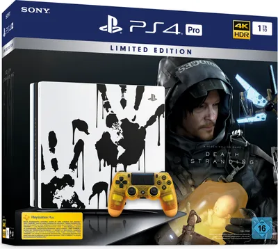 Produktbild von Sony Playstation 4 Pro 1TB inkl. PS4 Death Stranding Limited Edition