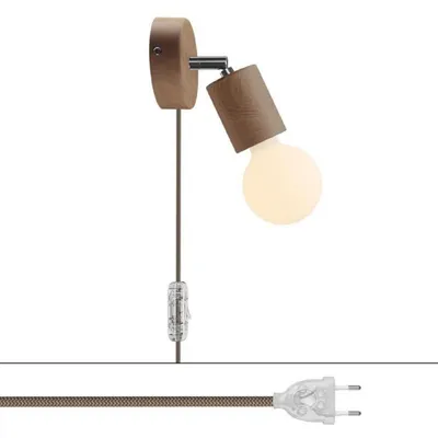 Immagine prodotto di Lampada Spostaluce Snodo orientabile in legno