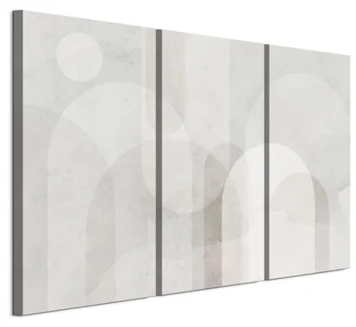 Produktbild von LUMASOUL Wandbilder 3er Set für Wohnzimmer 90x60 cm3-teiliges Leinwandbild für Schlafzimmer Flur Büro und Küche