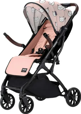 Produktbild von Daliya® YOOPI Reisebuggy, faltbar, mit Teleskopgriff, Flugzeug Buggy, Alluminiumrahmen, Stufenlose Rückenlehne, Stadt-Buggy, Aufbewahrungstasche