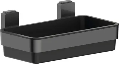 Produktbild von REIKA Duschkorb Ovaro magnetisch schwarz matt ohne Montageplatte