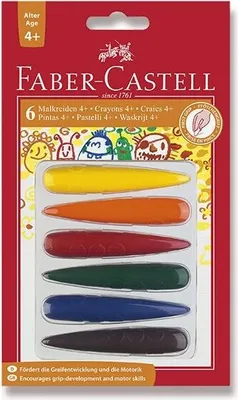 Obrázek produktu pro Faber-Castell Plastové pastelky 6ks