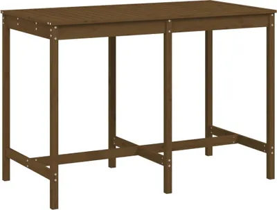 Produktbild von vidaXL Gartentisch Honigbraun 159,5x82,5x110 cm Massivholz Kiefer