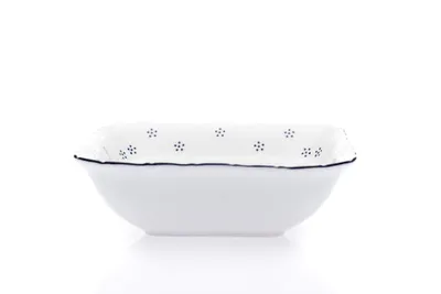 Obrázek produktu pro Mísa čtyřhranná, český porcelán, Verona, 19 cm, modrá valbella, G. Benedikt