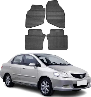 Image de Tapis de Sol pour Honda City V 2002-2009 OMAC Noir Caoutchouc