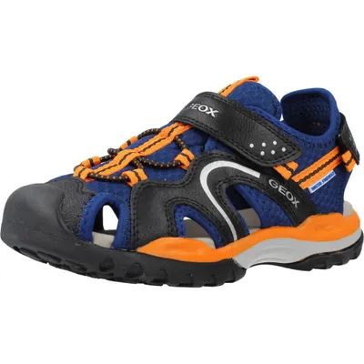 Produktbild von GEOX Sandalen BOREALIS, Glattleder, Blau, Kinder
