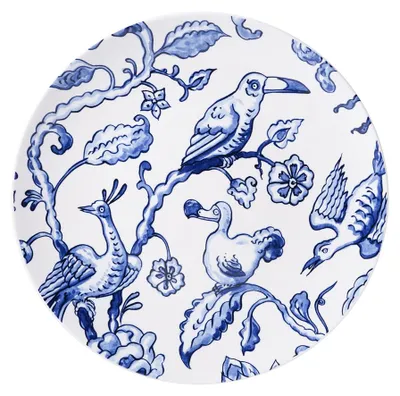 Image de Heinen Delfts Blauw – Assiette murale "Pronkveren", Collection Héritage