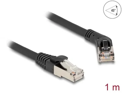 Immagine prodotto di Cavo di rete Cat.6A SFTP 1 m, angolato, schermato, LSZH