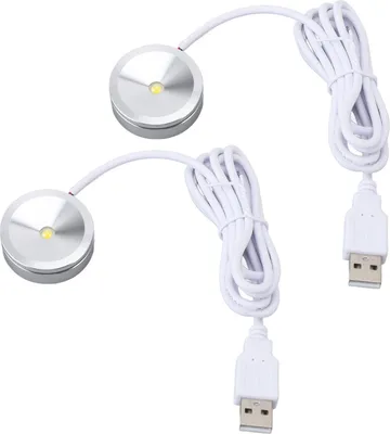 Obrázek produktu pro Display Spotlight, malý Display Spotlight, kulaté světlo Display Cabinet, LED Display Cabinet Light, LED Showcase Lamp, Jewelry Display Lamp