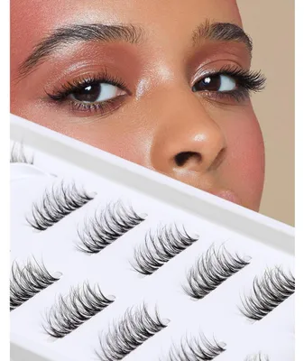Image de Cluster de cils, faux cils naturels, 7 paires, modèle DY12