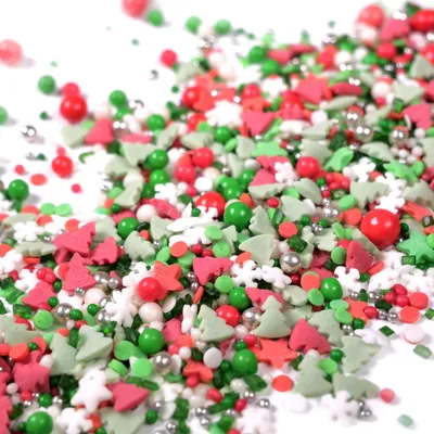 Produktbild von Streuselheld Weihnachtszauber 120g Streusel zum Dekorieren und Verzieren von Gebäck aller Art wie Torten Kuchen Keksen Zuckerstreusel