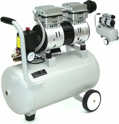 Produktbild von Flüster Kompressor ölfrei 40294 Luftkompressor Druckluft 24L Kessel 750W 64dB