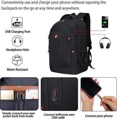 Obrázek produktu pro Školní batoh pro mládež, taška na notebook do školy, do kanceláře nebo na cesty