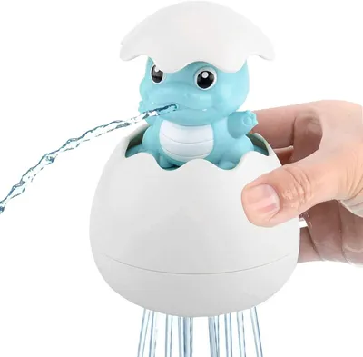Produktbild von Baby Badewannenspielzeug, Kinder Wasserspray Badespielzeug, Wasser Dusche Dinosaurier Spielzeug für Badewanne Dusche Schwimmbad