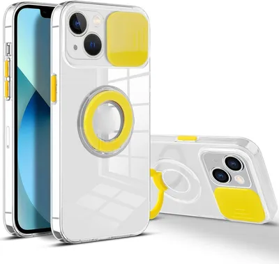 Produktbild von König Design Hülle kompatibel mit Apple iPhone 13 mini Kunststoff Soft Handyhülle - Handy Case Gelb