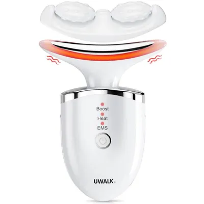 Produktbild von Elektrisches Gesichts-Massagegerät EMS – 3 Lichttherapie Modi, 45°C, Roller