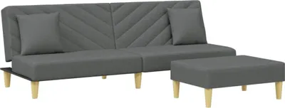 Zdjęcie produktu dla VidaXL 3216256, Szary, Pianka, Poliester, Poli drewno, 770 mm, 550 mm, 310 mm