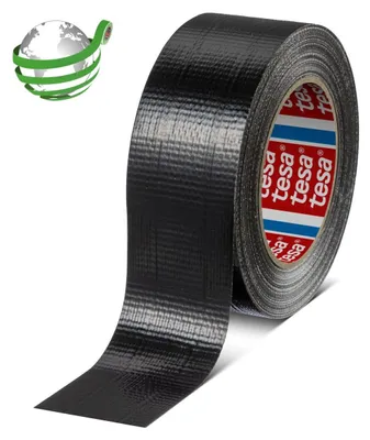 Produktbild von tesa 4615, Duct Tape, Gewebeband, Panzertape, 50mm x 50m, schwarz 1