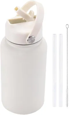 Obrázek produktu pro Nerezová láhev na vodu do posilovny, dvojitá stěna, 650 ml, na cyklistiku, sport, běh, hydrataci