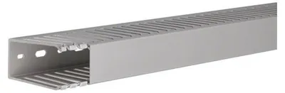 Produktbild von Hager Verdrahtungskanal aus PVC DNG 75x37 mm steingrau, Kabelkanal, Grau, PVC, V0, 37 mm, 2000 mm