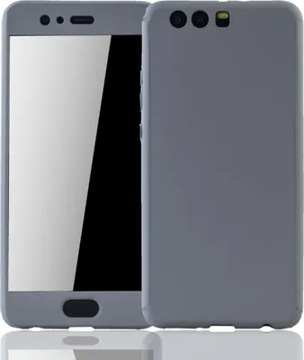 Produktbild von Handyhülle Schutzhülle für Huawei P10 Plus Full Case Cover Displayschutz 360 Grau