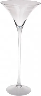 Produktbild von XL Martiniglas, Cocktailglas auf Fuß  H. 60cm D. 25cm Glas klar Hendriks Deco