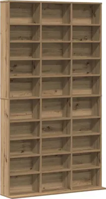 Obrázok produktu pre vidaXL Regál na CD Artisan dub 101 x 23 x 177,5 cm drevený materiál