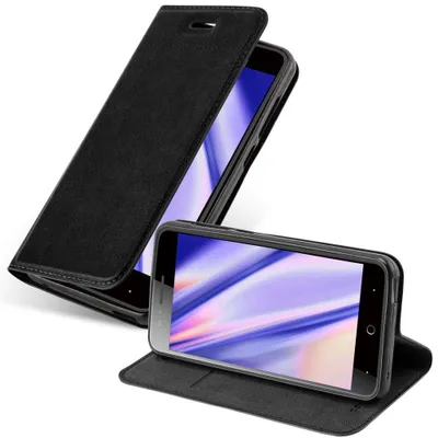 Immagine prodotto di Cadorabo custodia per ZTE Blade A612 custodia protettiva in nero per cellulare custodia cover chiusura magnetica