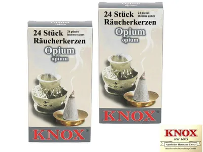 Obrázok produktu pre KNOX - Sada 2 vonných kužeľov veľkosti M - Opium