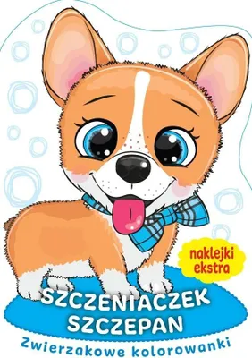 Zdjęcie produktu dla Zwierzakowe kolorowanki. Szczeniak Szczepan