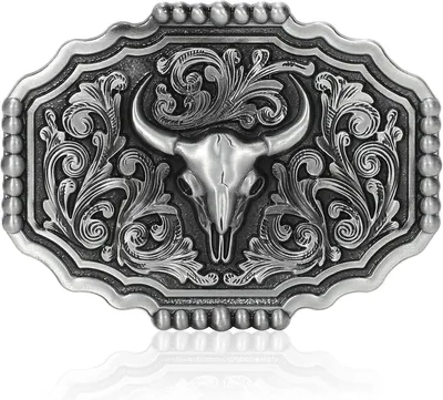 Imagen del producto de Hebillas para cinturones de estilo occidental, uni, con diseños originales, ideales para vaqueros y rodeos
