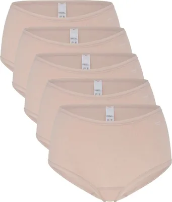 Produktbild von Speidel 5er-Pack Softfeeling Panty Feine Baumwoll-Qualität für hohen Komfort, Extra weiche Abschlüsse an Bund und Bein, Komfortabel ohne störende Seitennähte beige 38