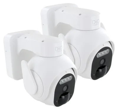 Productafbeelding van Outdoor Cameras - DIO CONNECTED HOME - Set of 2 - Rotating - Battery - 3MP