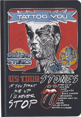 Produktbild von The Rolling Stones Notizbuch  Notizbuch A5 The Rolling Stones multicolor Standard