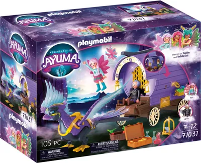 Produktbild von PLAYMOBIL Discover the Planet 71031 Feen-Kutsche mit Phoenix